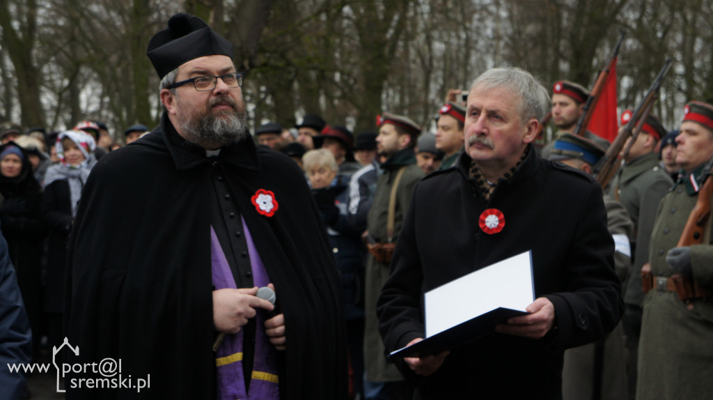 Odsłonięcie pomnika powstańców w Brodnicy