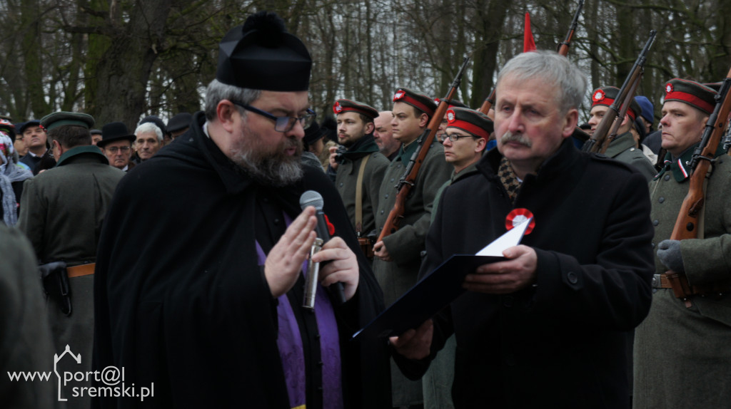 Odsłonięcie pomnika powstańców w Brodnicy