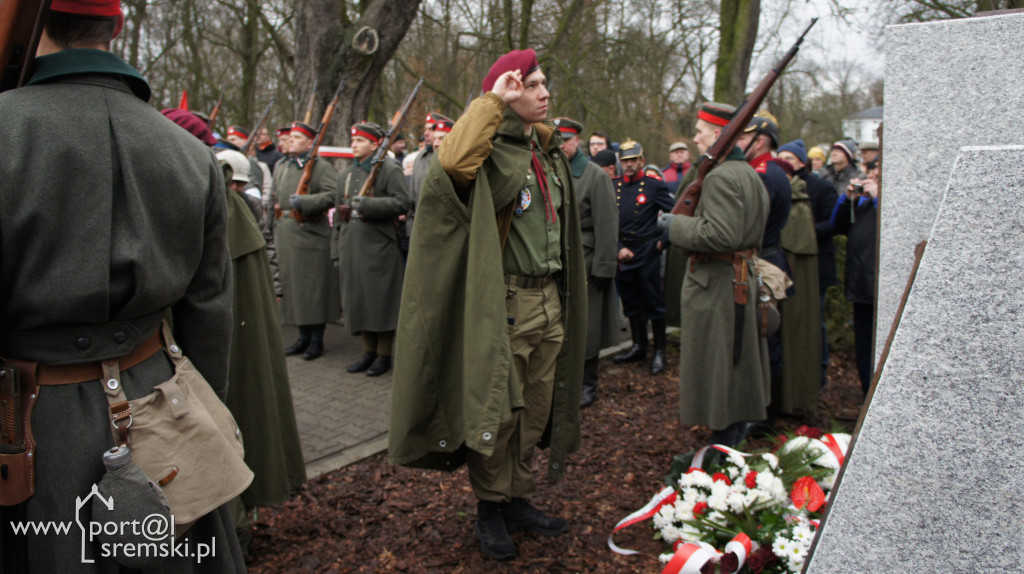 Odsłonięcie pomnika powstańców w Brodnicy