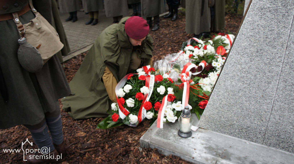 Odsłonięcie pomnika powstańców w Brodnicy