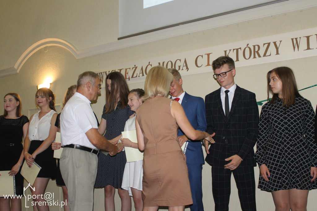 Zakończenie klas gimnazjum ZSO