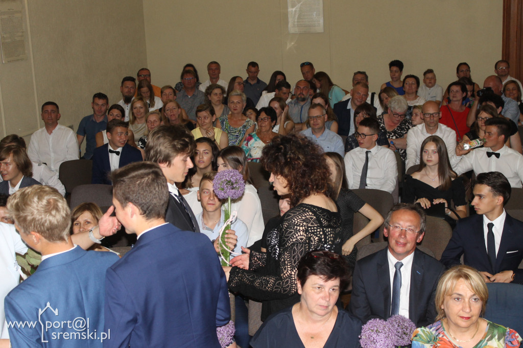 Zakończenie klas gimnazjum ZSO