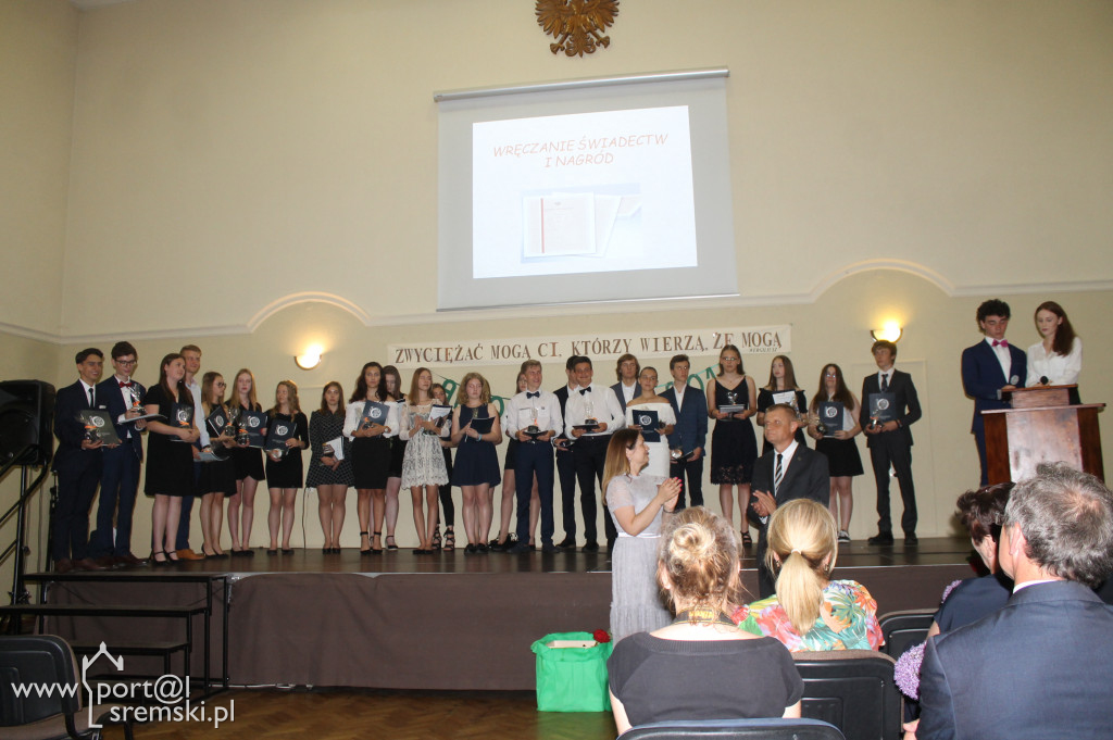 Zakończenie klas gimnazjum ZSO