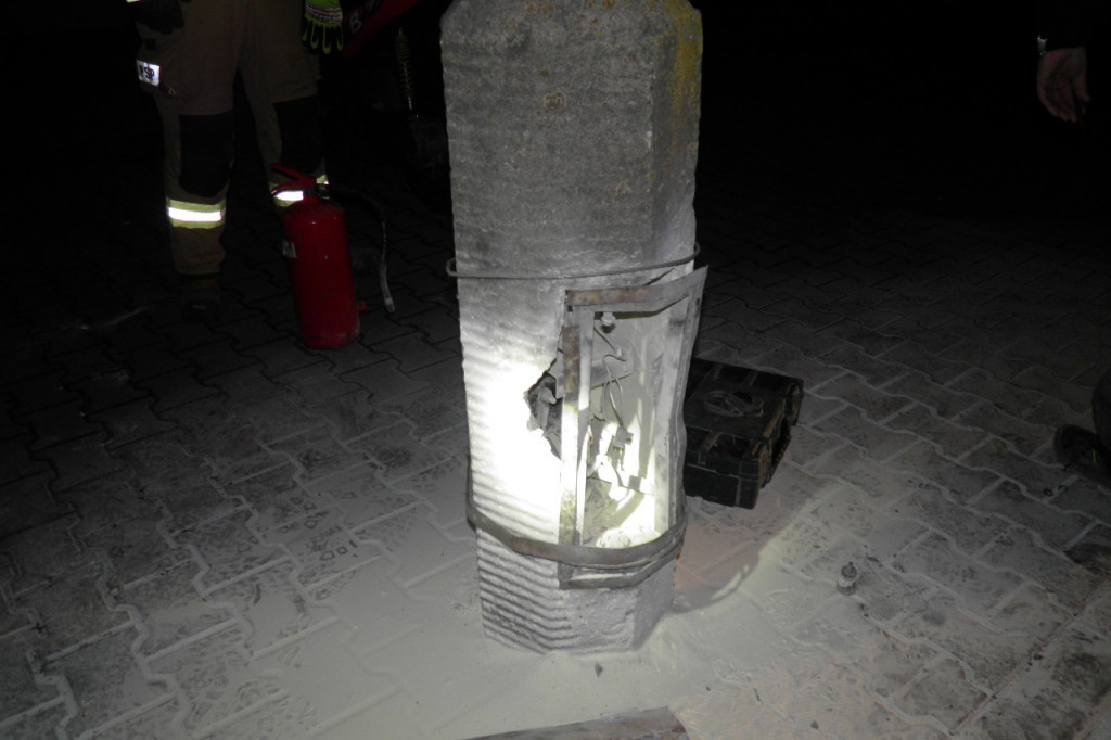 Pożar lampy