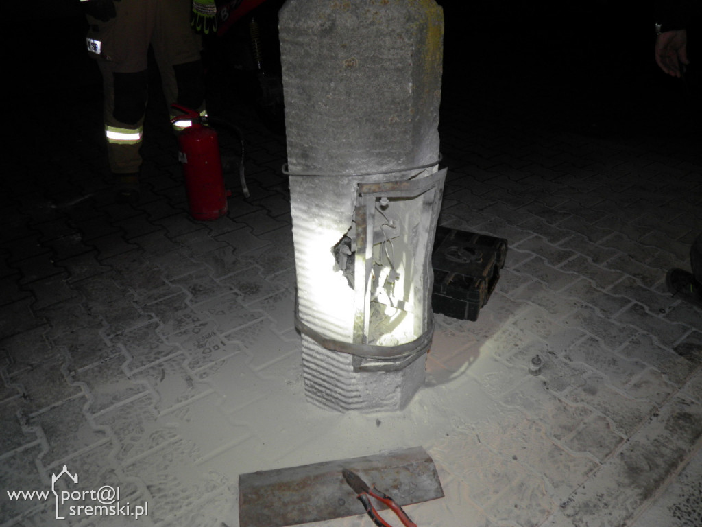 Pożar lampy