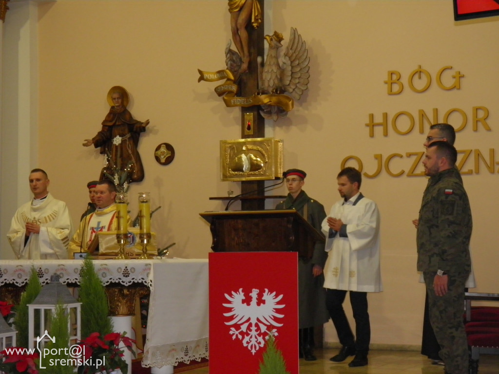 O Powstańcach pamiętano we Mszy św.