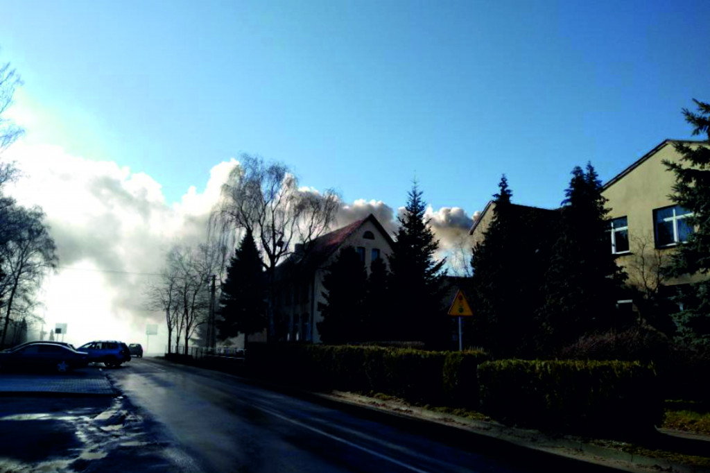 Pożar sadzy