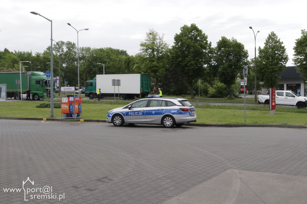 Stłuczka na skrzyżowaniu