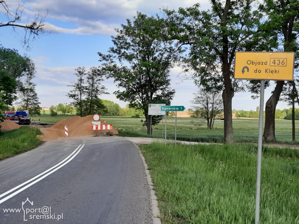 Remont drogi nr 436