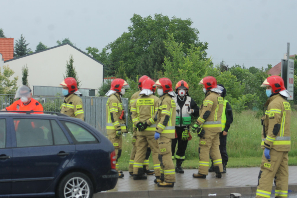 Wypadek u.Adamowskiego