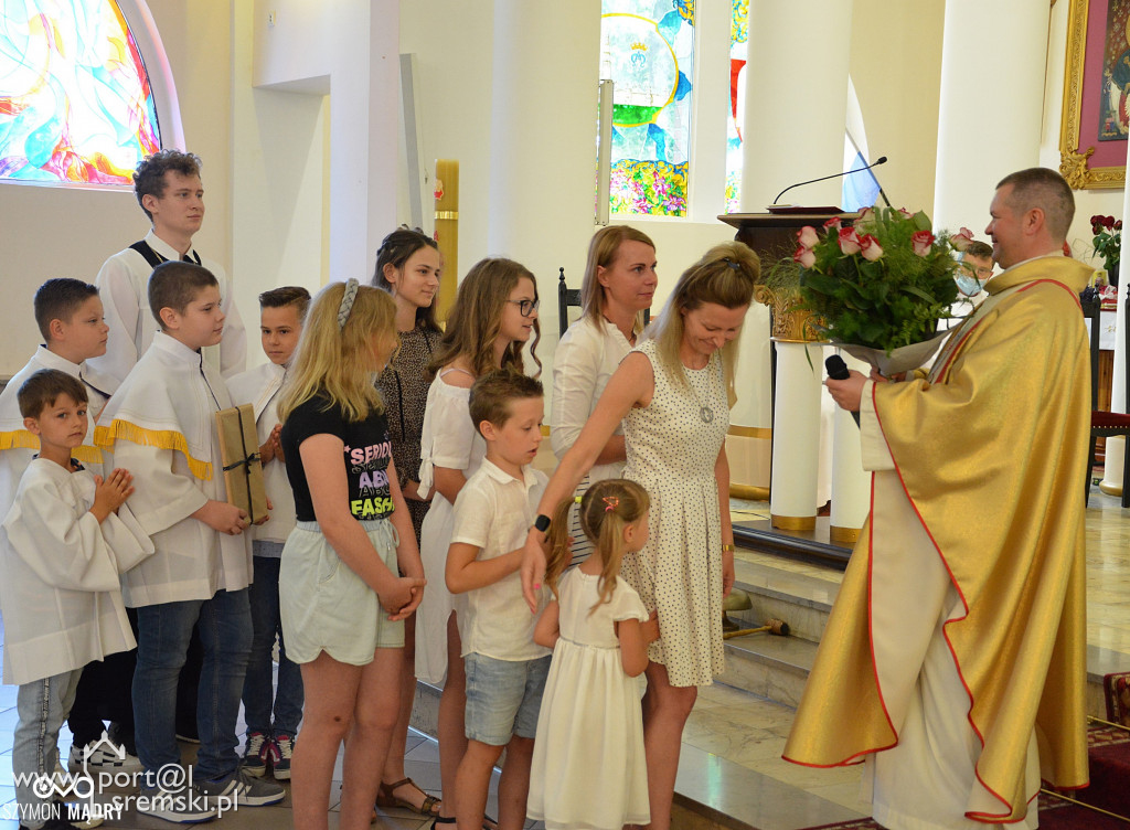 Pożegnanie  księdza