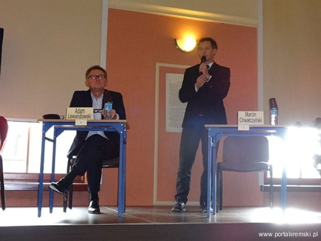 Debata z kandydatami na burmistrza