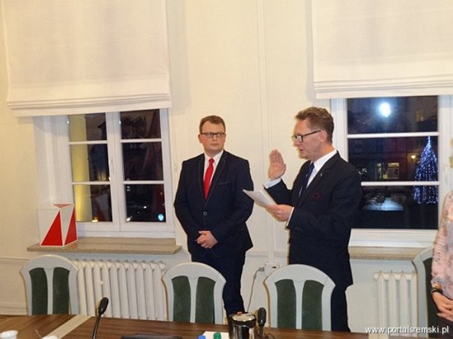 Ślubowanie burmistrza