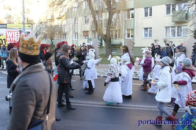 Trzej Królowie na ulicach Śremu