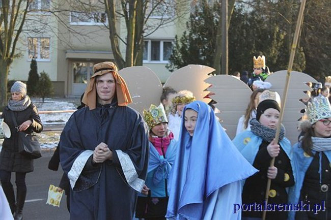 Trzej Królowie na ulicach Śremu