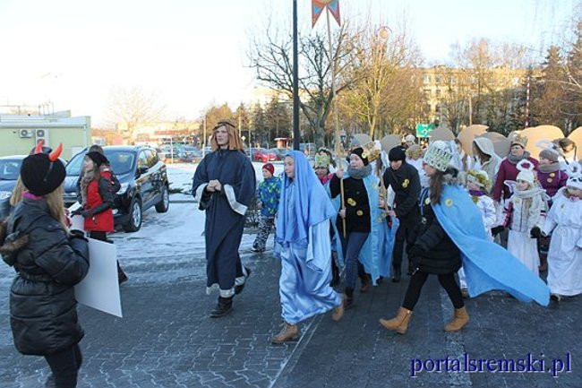 Trzej Królowie na ulicach Śremu