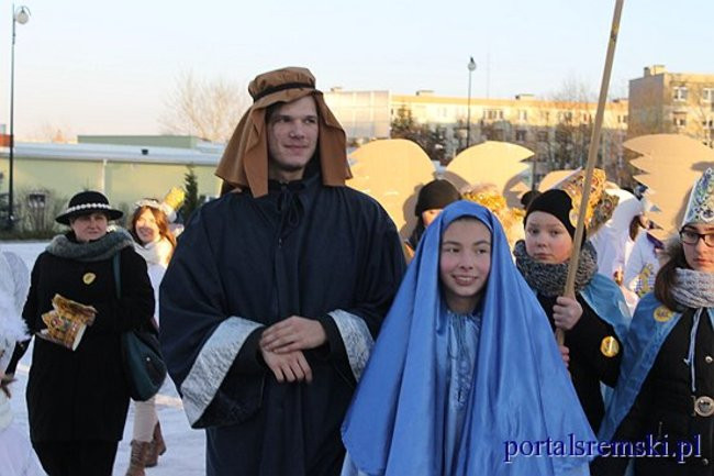 Trzej Królowie na ulicach Śremu
