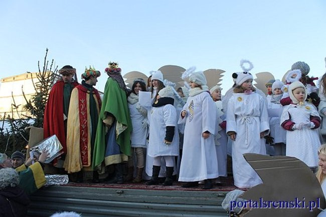 Trzej Królowie na ulicach Śremu