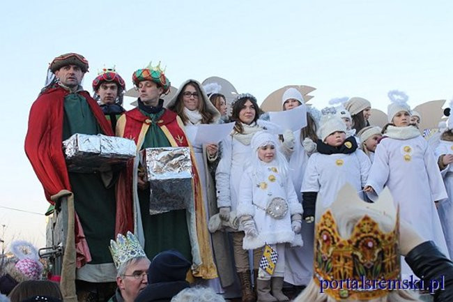 Trzej Królowie na ulicach Śremu