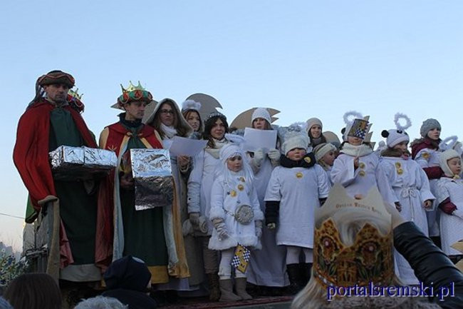 Trzej Królowie na ulicach Śremu