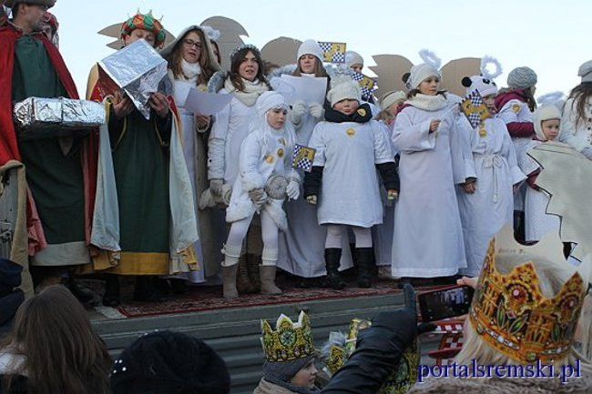 Trzej Królowie na ulicach Śremu