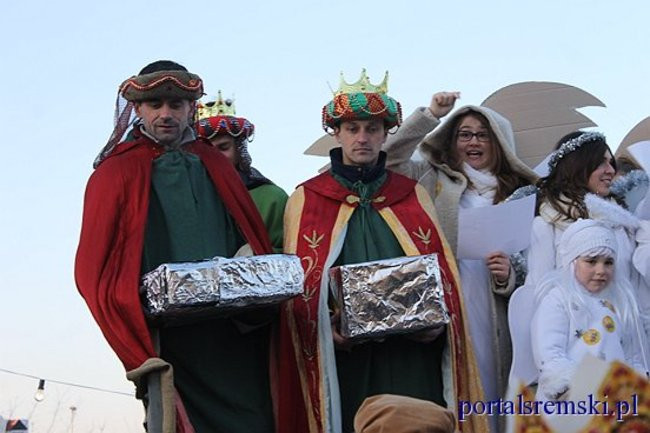 Trzej Królowie na ulicach Śremu