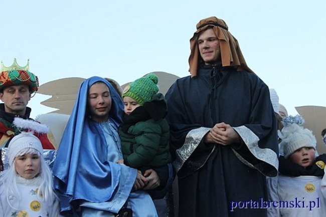 Trzej Królowie na ulicach Śremu