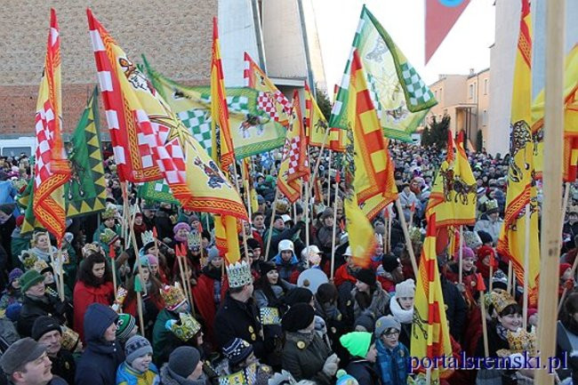 Trzej Królowie na ulicach Śremu