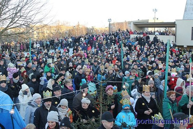 Trzej Królowie na ulicach Śremu