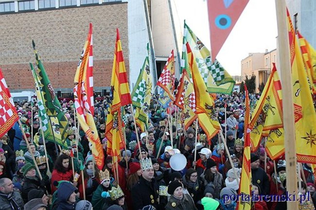 Trzej Królowie na ulicach Śremu