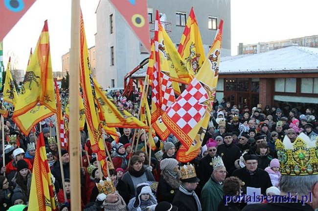 Trzej Królowie na ulicach Śremu