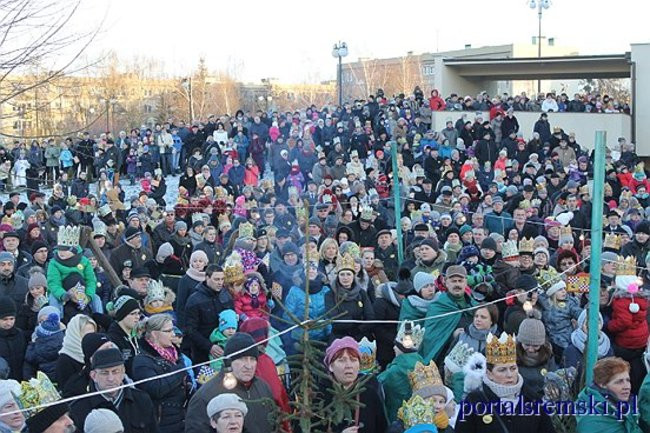 Trzej Królowie na ulicach Śremu