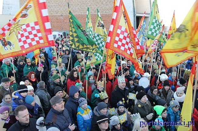 Trzej Królowie na ulicach Śremu