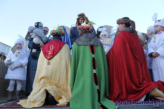 Trzej Królowie na ulicach Śremu