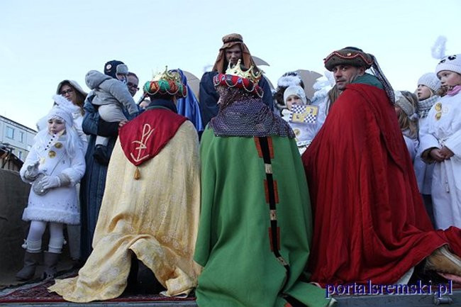 Trzej Królowie na ulicach Śremu