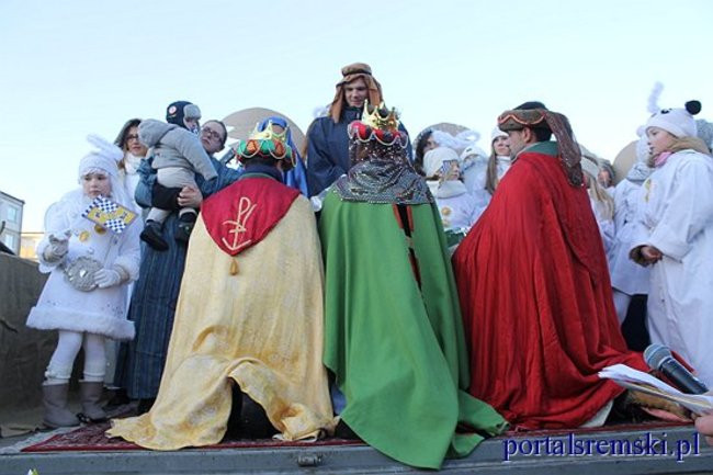 Trzej Królowie na ulicach Śremu