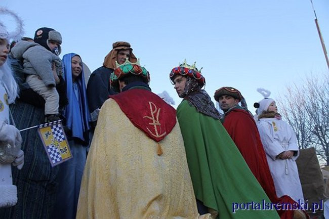 Trzej Królowie na ulicach Śremu