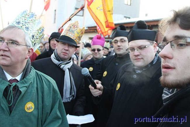 Trzej Królowie na ulicach Śremu