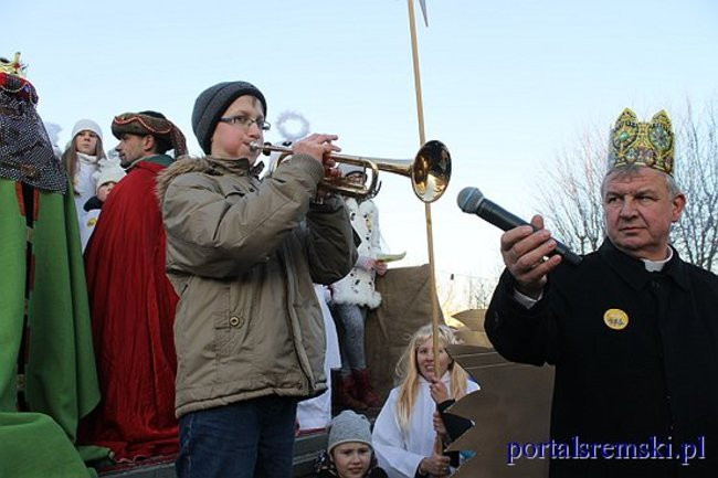 Trzej Królowie na ulicach Śremu