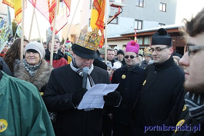 Trzej Królowie na ulicach Śremu