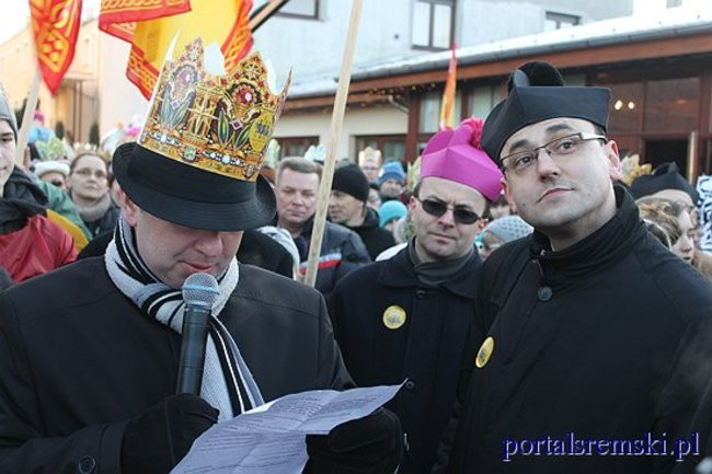 Trzej Królowie na ulicach Śremu