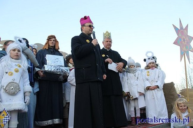 Trzej Królowie na ulicach Śremu