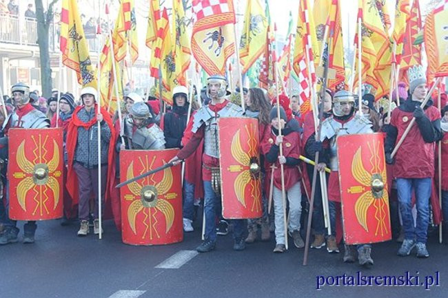 Trzej Królowie na ulicach Śremu