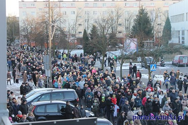 Trzej Królowie na ulicach Śremu