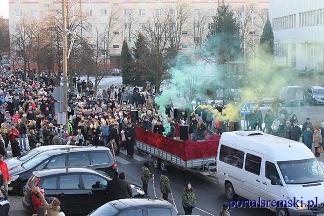 Trzej Królowie na ulicach Śremu