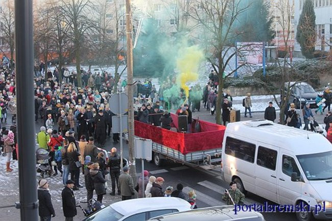 Trzej Królowie na ulicach Śremu