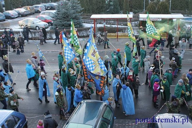 Trzej Królowie na ulicach Śremu