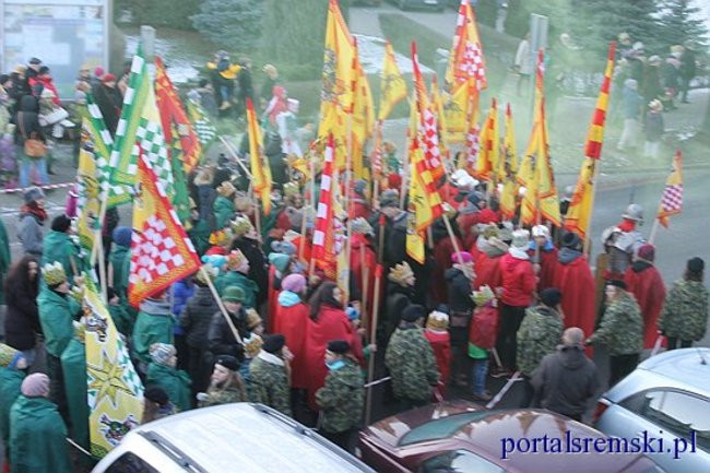 Trzej Królowie na ulicach Śremu