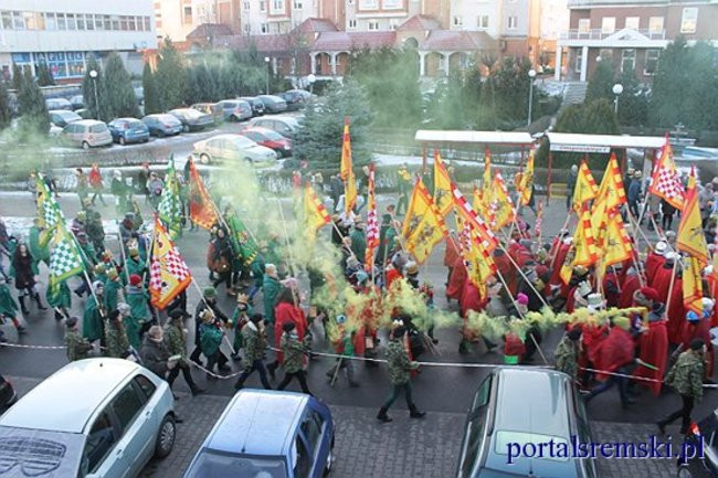 Trzej Królowie na ulicach Śremu