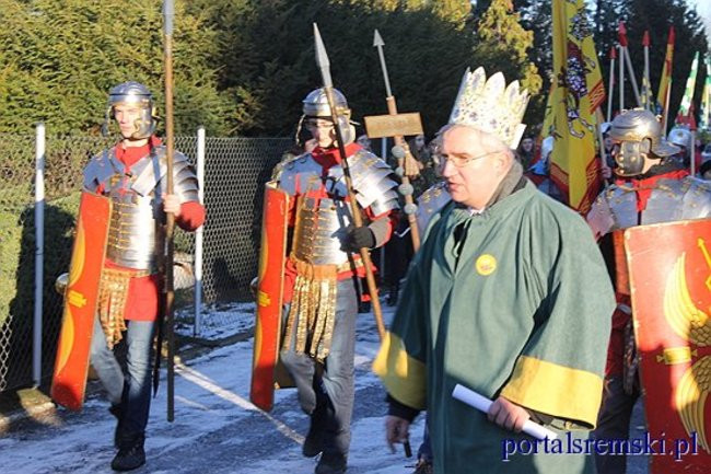 Trzej Królowie na ulicach Śremu